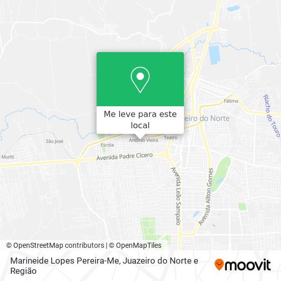 Marineide Lopes Pereira-Me mapa