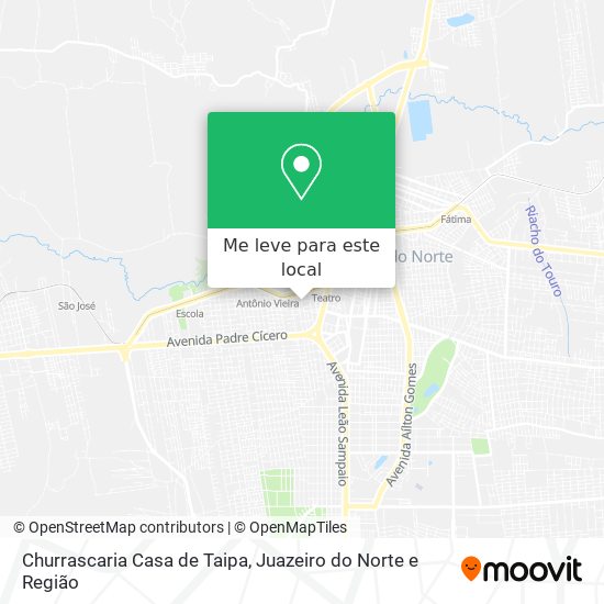 Churrascaria Casa de Taipa mapa