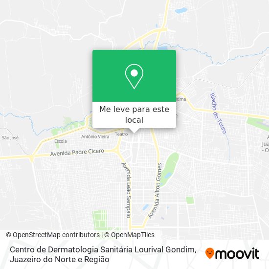 Centro de Dermatologia Sanitária Lourival Gondim mapa