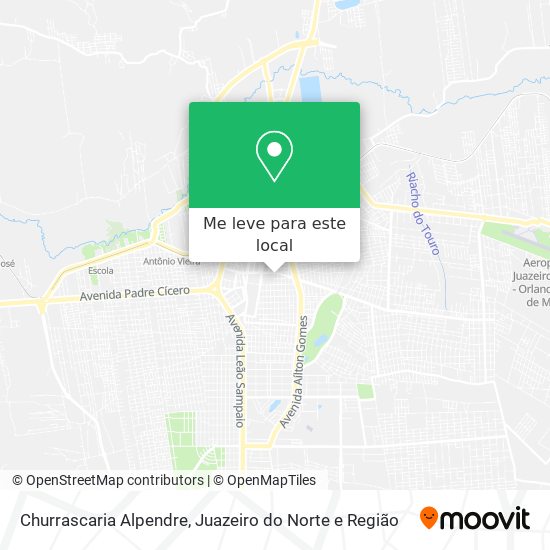 Churrascaria Alpendre mapa