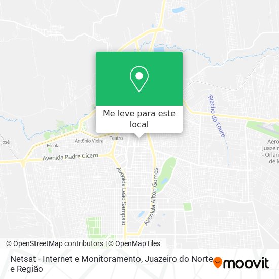 Netsat - Internet e Monitoramento mapa
