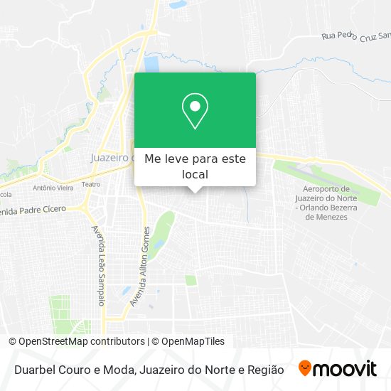 Duarbel Couro e Moda mapa