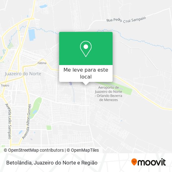 Betolândia mapa