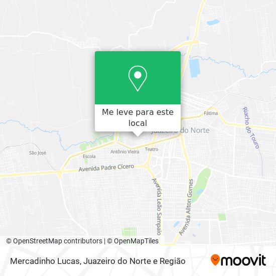 Mercadinho Lucas mapa