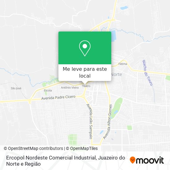 Ercopol Nordeste Comercial Industrial mapa