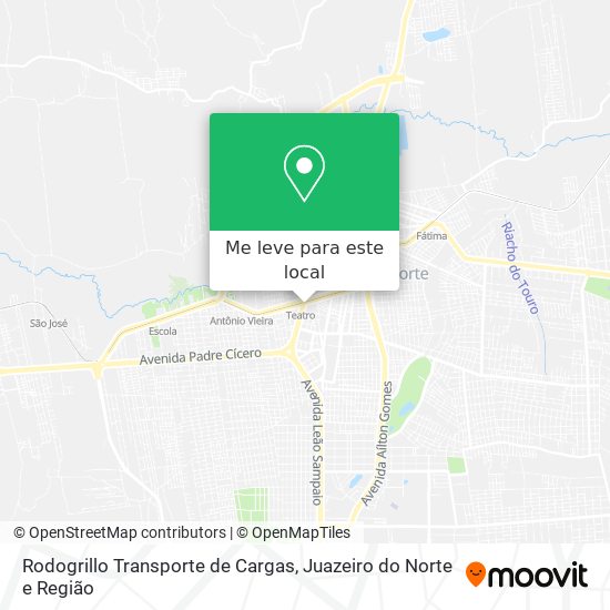 Rodogrillo Transporte de Cargas mapa