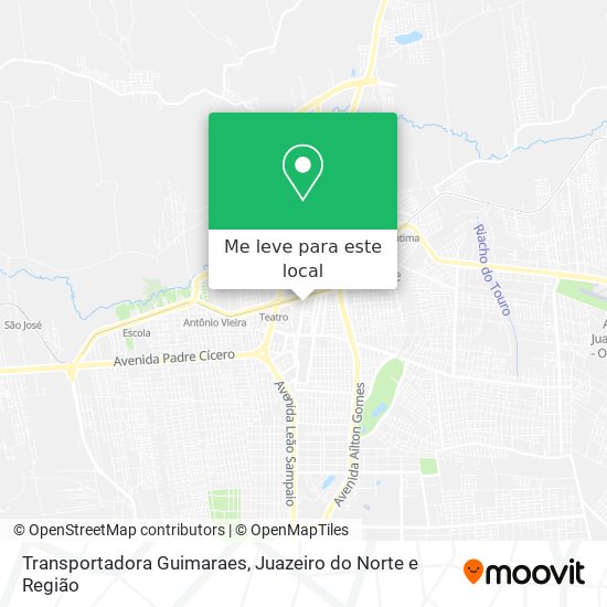 Transportadora Guimaraes mapa