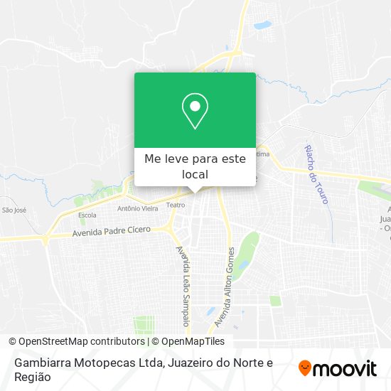 Gambiarra Motopecas Ltda mapa