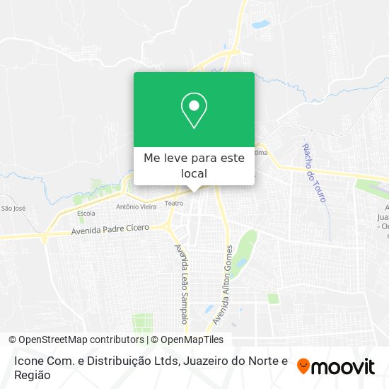 Icone Com. e Distribuição Ltds mapa