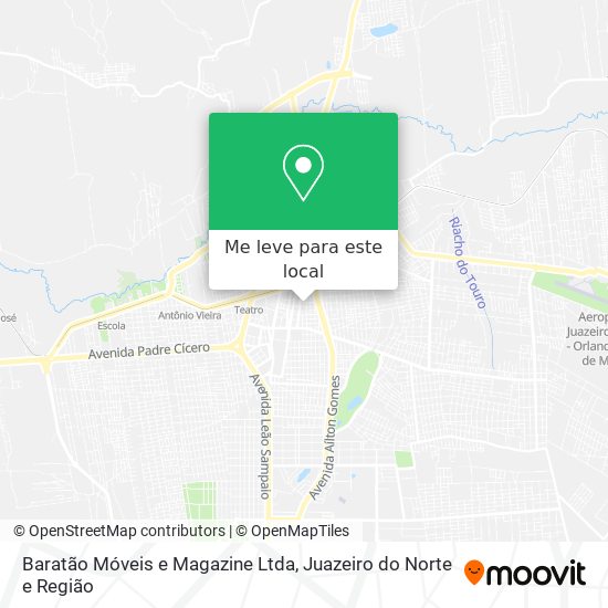 Baratão Móveis e Magazine Ltda mapa
