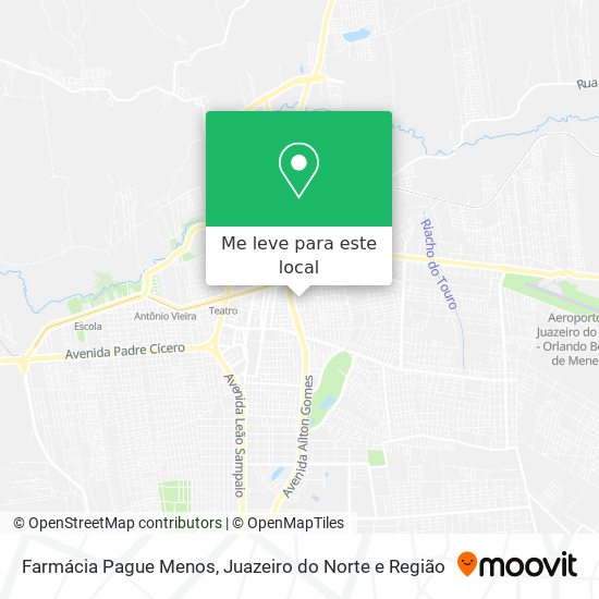 Farmácia Pague Menos mapa