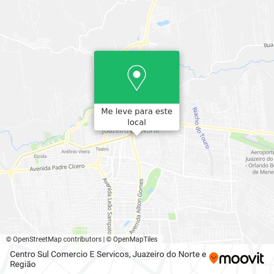 Centro Sul Comercio E Servicos mapa