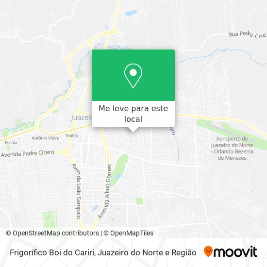 Frigorífico Boi do Cariri mapa