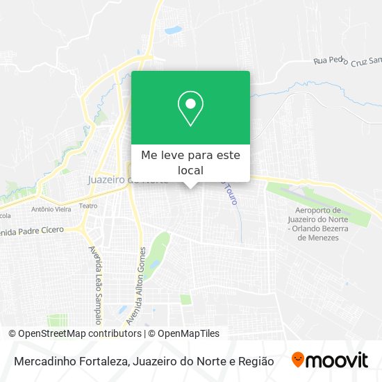 Mercadinho Fortaleza mapa