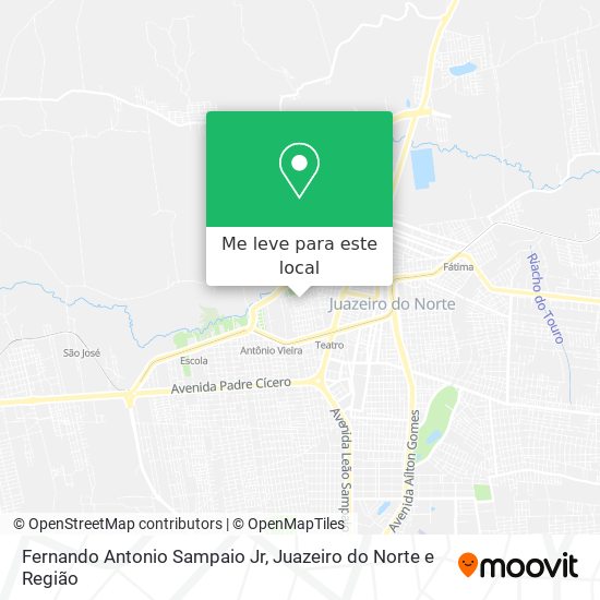 Fernando Antonio Sampaio Jr mapa