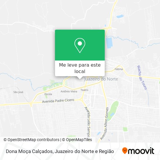 Dona Moça Calçados mapa