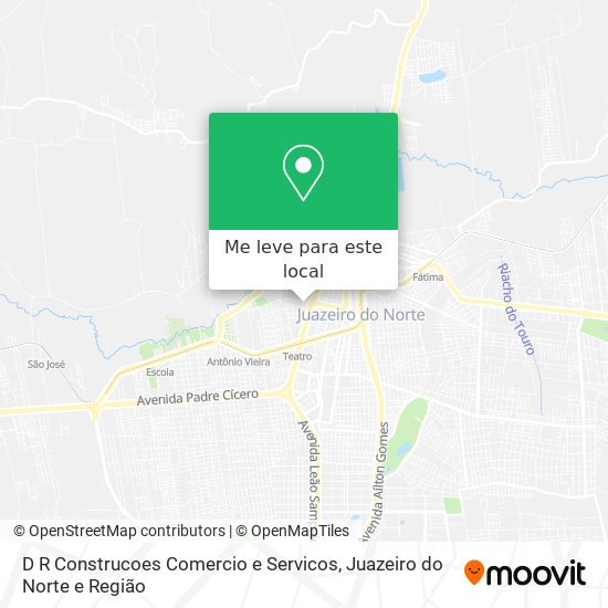 D R Construcoes Comercio e Servicos mapa