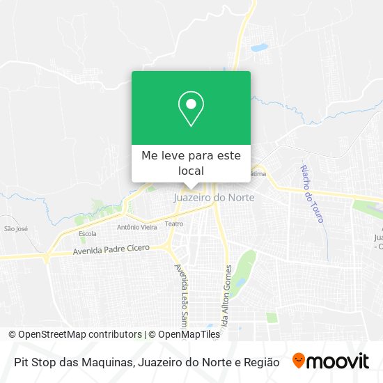 Pit Stop das Maquinas mapa