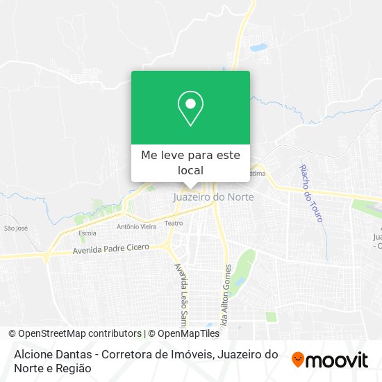Alcione Dantas - Corretora de Imóveis mapa
