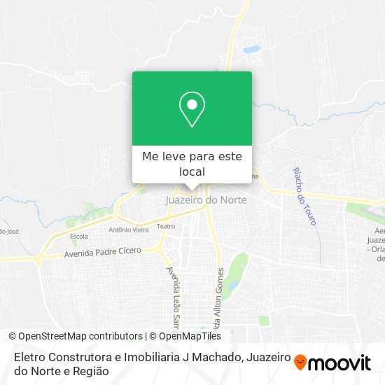 Eletro Construtora e Imobiliaria J Machado mapa