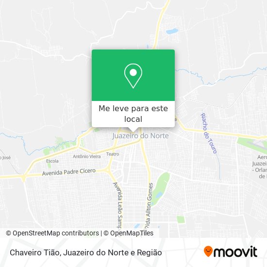 Chaveiro Tião mapa