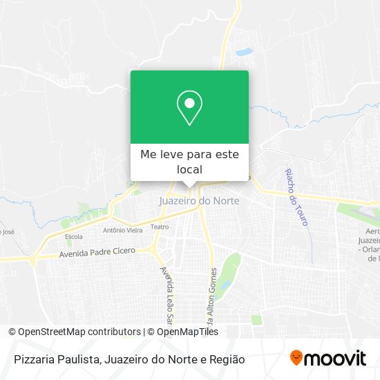 Pizzaria Paulista mapa