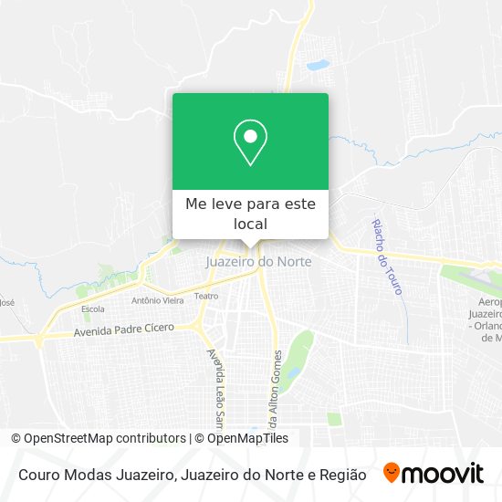 Couro Modas Juazeiro mapa