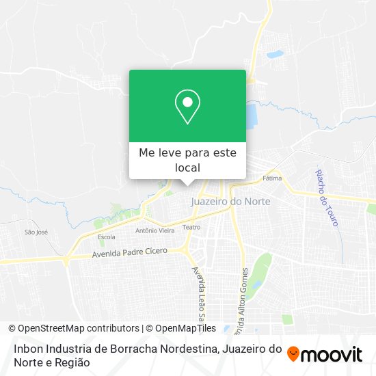 Inbon Industria de Borracha Nordestina mapa