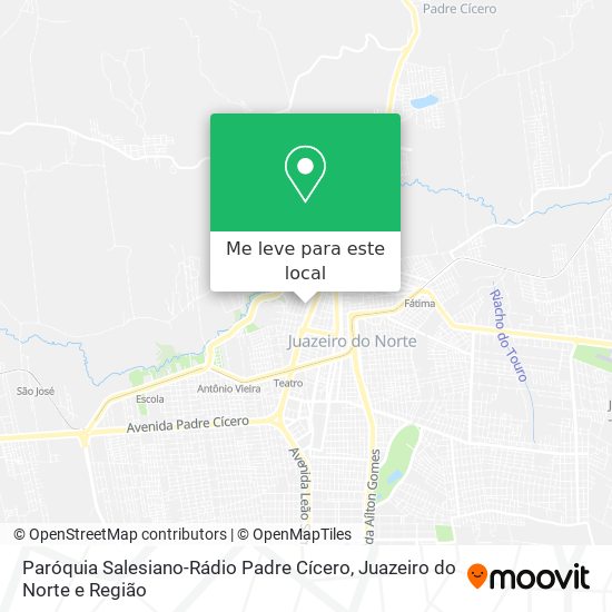 Paróquia Salesiano-Rádio Padre Cícero mapa