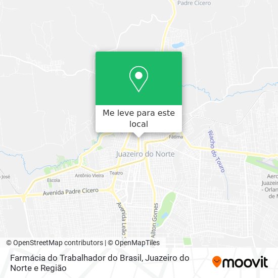 Farmácia do Trabalhador do Brasil mapa