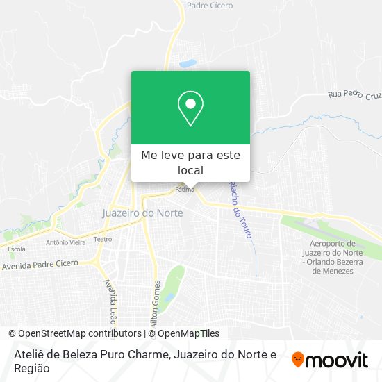 Ateliê de Beleza Puro Charme mapa