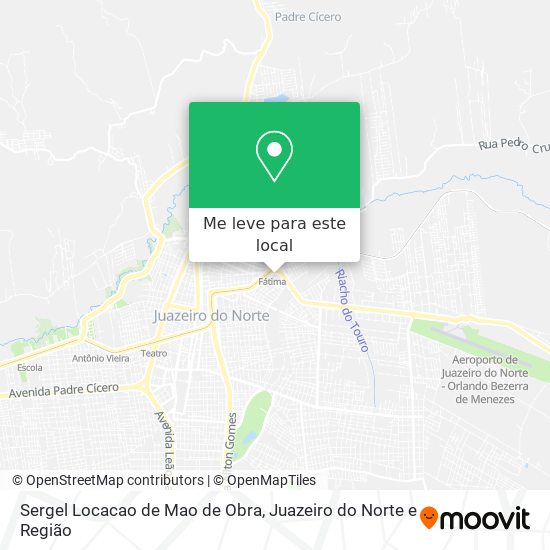 Sergel Locacao de Mao de Obra mapa