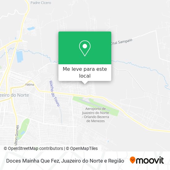 Doces Mainha Que Fez mapa