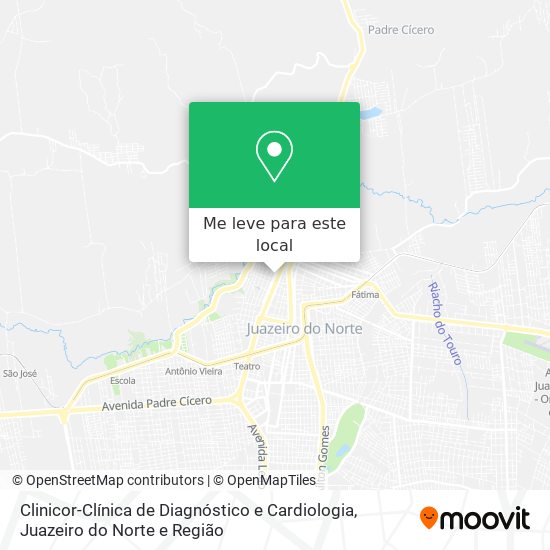 Clinicor-Clínica de Diagnóstico e Cardiologia mapa