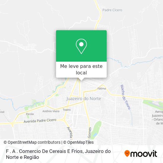 F . A . Comercio De Cereais E Frios mapa