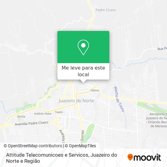 Attitude Telecomunicoes e Servicos mapa