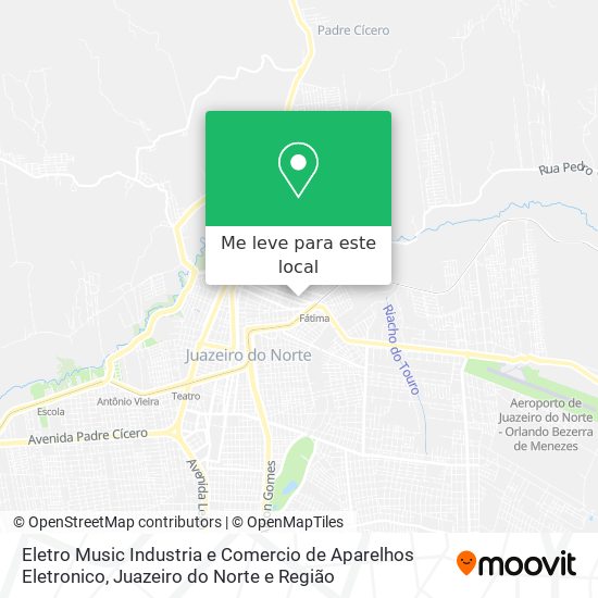 Eletro Music Industria e Comercio de Aparelhos Eletronico mapa