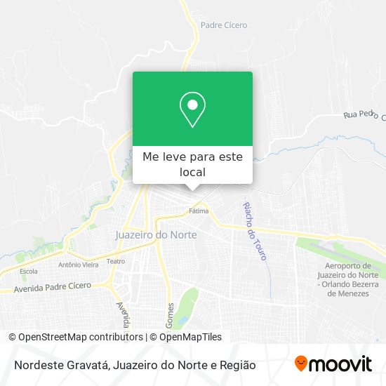 Nordeste Gravatá mapa