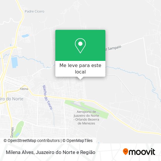 Milena Alves mapa