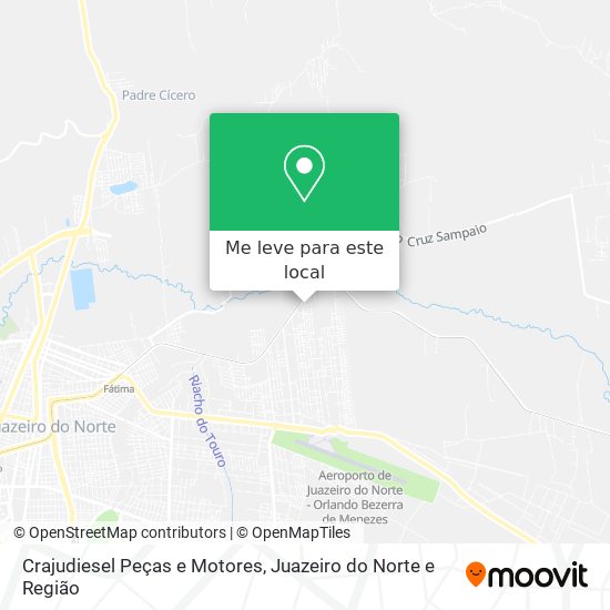 Crajudiesel Peças e Motores mapa