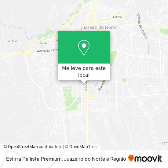 Esfirra Pailista Premium mapa