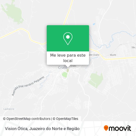 Vision Ótica mapa