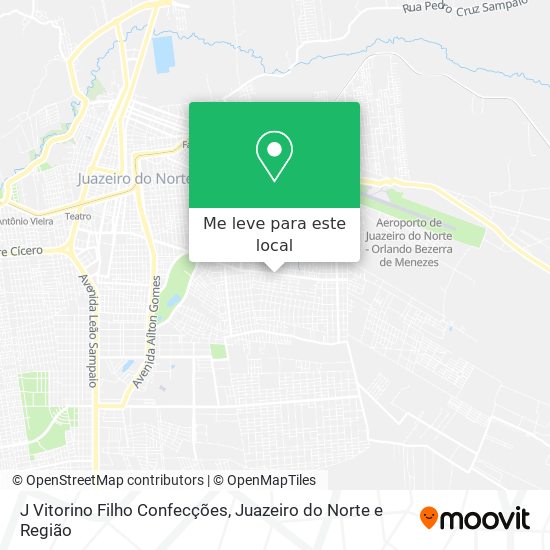 J Vitorino Filho Confecções mapa