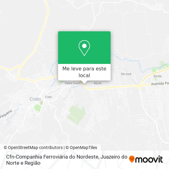 Cfn-Companhia Ferroviária do Nordeste mapa