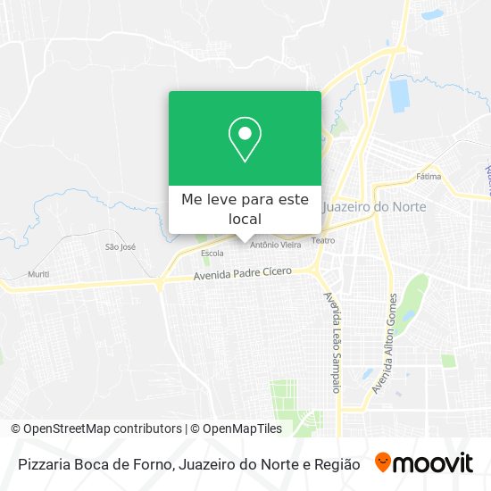 Pizzaria Boca de Forno mapa