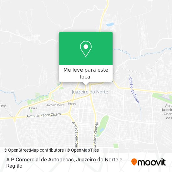 A P Comercial de Autopecas mapa