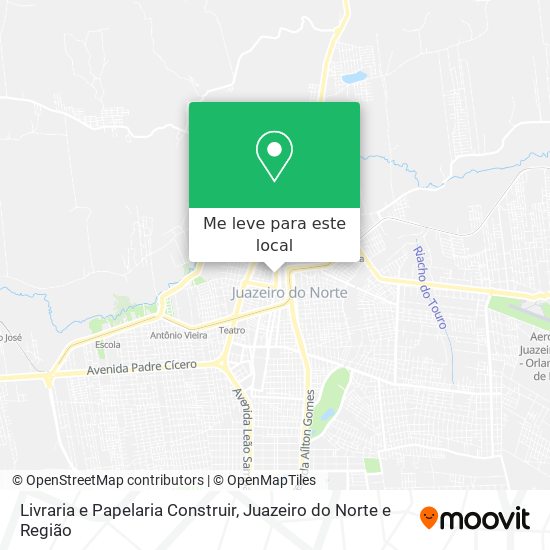 Livraria e Papelaria Construir mapa