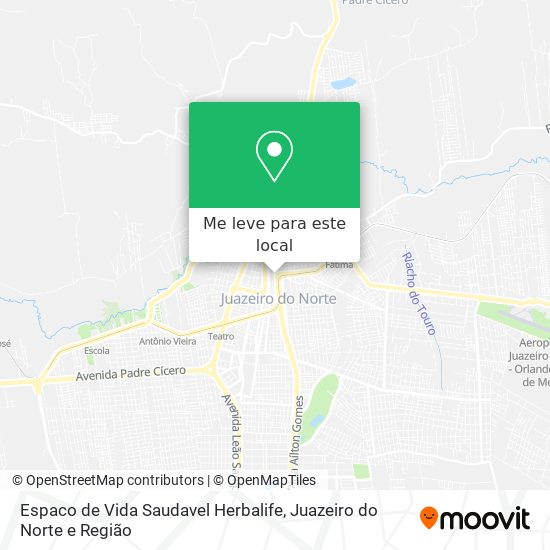 Espaco de Vida Saudavel Herbalife mapa