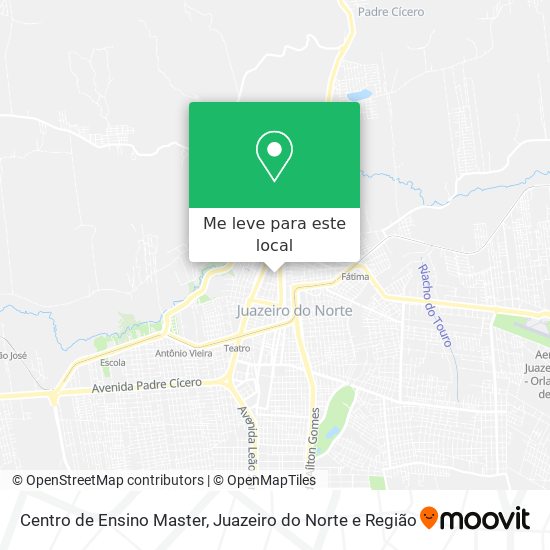 Centro de Ensino Master mapa