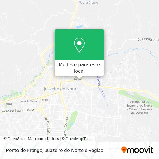 Ponto do Frango mapa